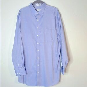 Cooper & Stewart long sleeve button down shirt 17-1/2. 36/37 Tall